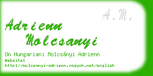 adrienn molcsanyi business card